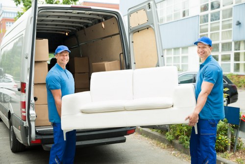 House movers helping with a residential move in Reading