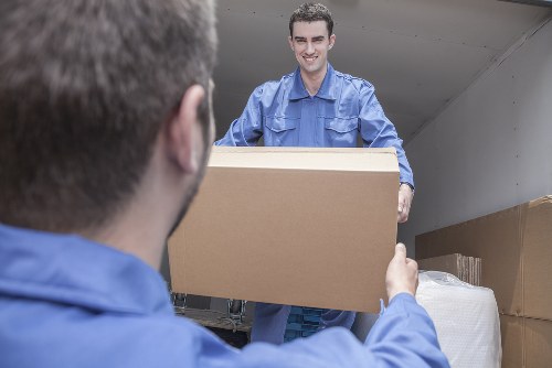 Moving van ready for a local house move in Reading