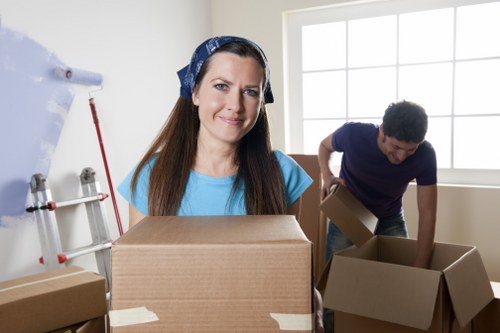 Local Reading office moving team handling commercial relocation tasks