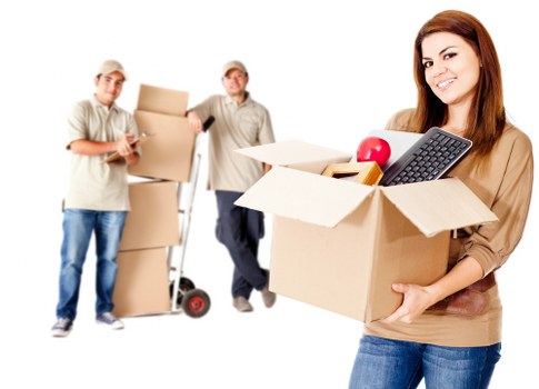 Packing boxes and furniture for a move