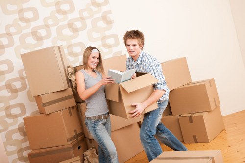 Office relocation materials prepared for a business move in Reading