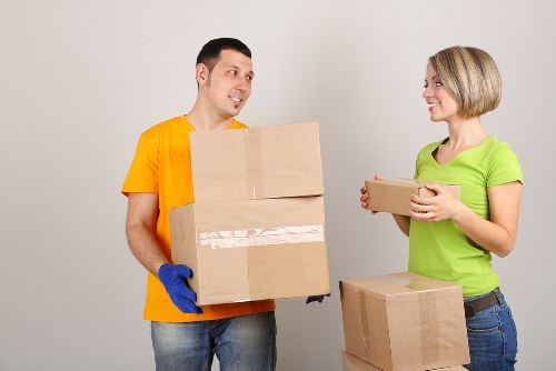 Professional movers handling furniture removal in Reading