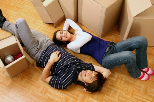 Office furniture being delivered to a new business premises