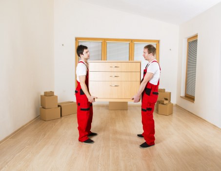 Documented complaint details for a removals job