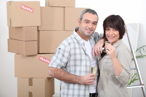 Business and residential man and van help in Reading